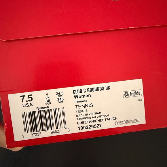 Reebok Club C Grounds UK Women's Tennis Shoes - Picture 3 of 5